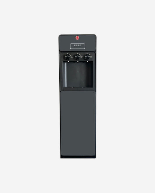 موزع مياه هوفر بتحميل سفلي مع خزانة، 3 فوهات مياه ساخنة وباردة ومحيطة، قفل أمان للأطفال، خزان بارد ممتد من الفولاذ المقاوم للصدأ، ضمان لمدة عام، أخضر - HWD-SBL-02G