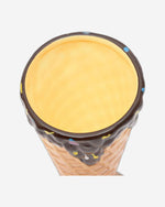 كوب حلوى ضحل على شكل مخروط آيس كريم، قطعة واحدة - كوب تقديم أنيق للآيس كريم والسوربيه والحلويات