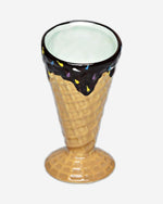 مجموعة أكواب حلوى مخروطية الشكل للآيس كريم، مكونة من 4 قطع - أكواب تقديم أنيقة للآيس كريم والسوربيه والحلويات