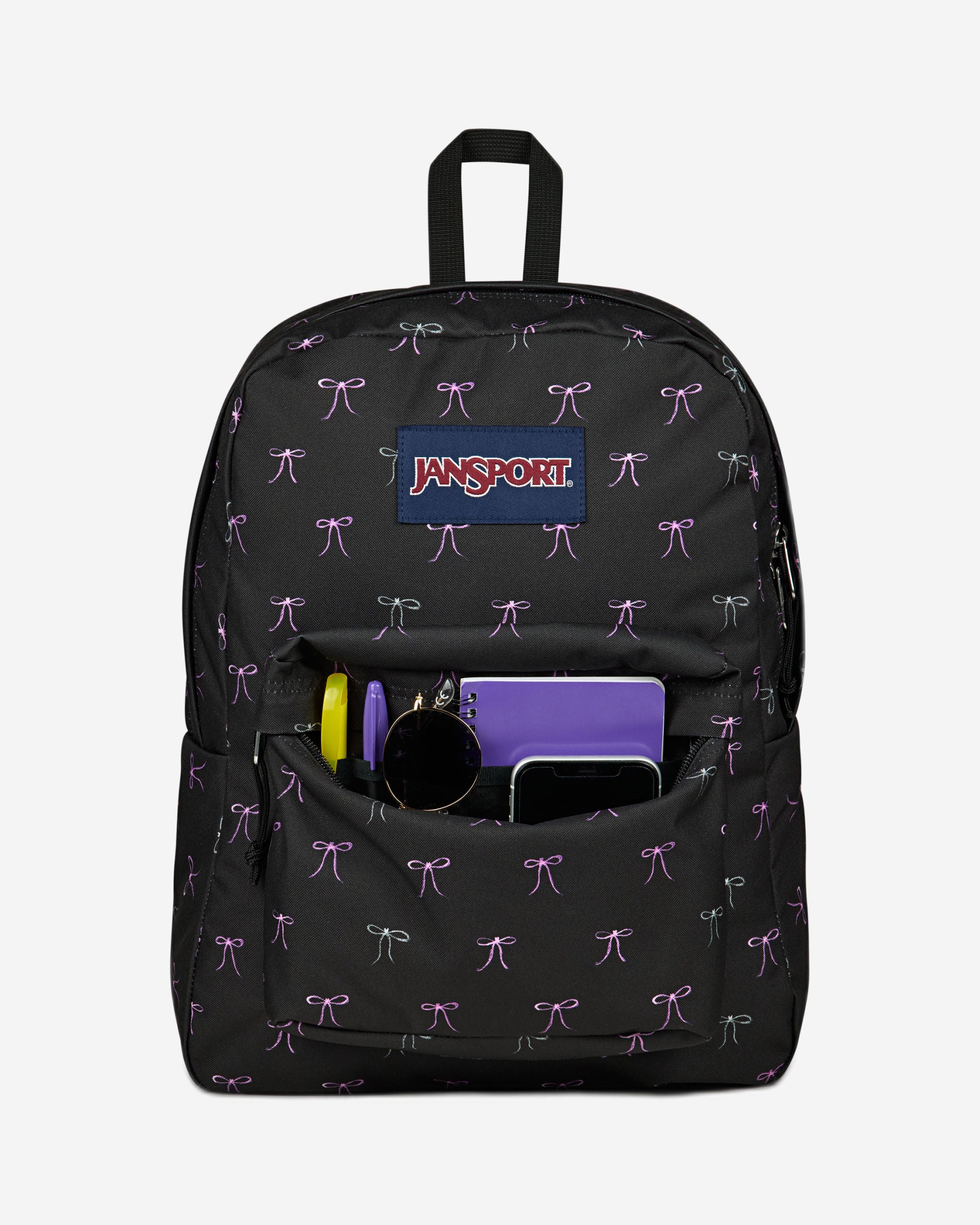 حقيبة ظهر JanSport SuperBreak One متوسطة الحجم من Bad Bows EK0A5BAG0W21