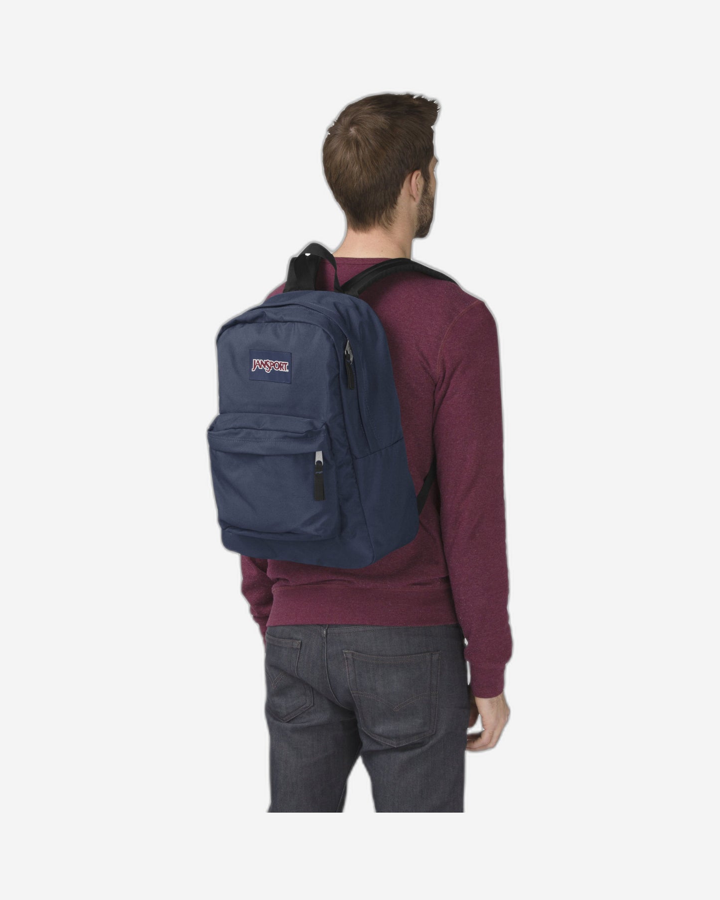 حقيبة ظهر JanSport SuperBreak One متوسطة الحجم باللون الأزرق الداكن EK0A5BAGN541