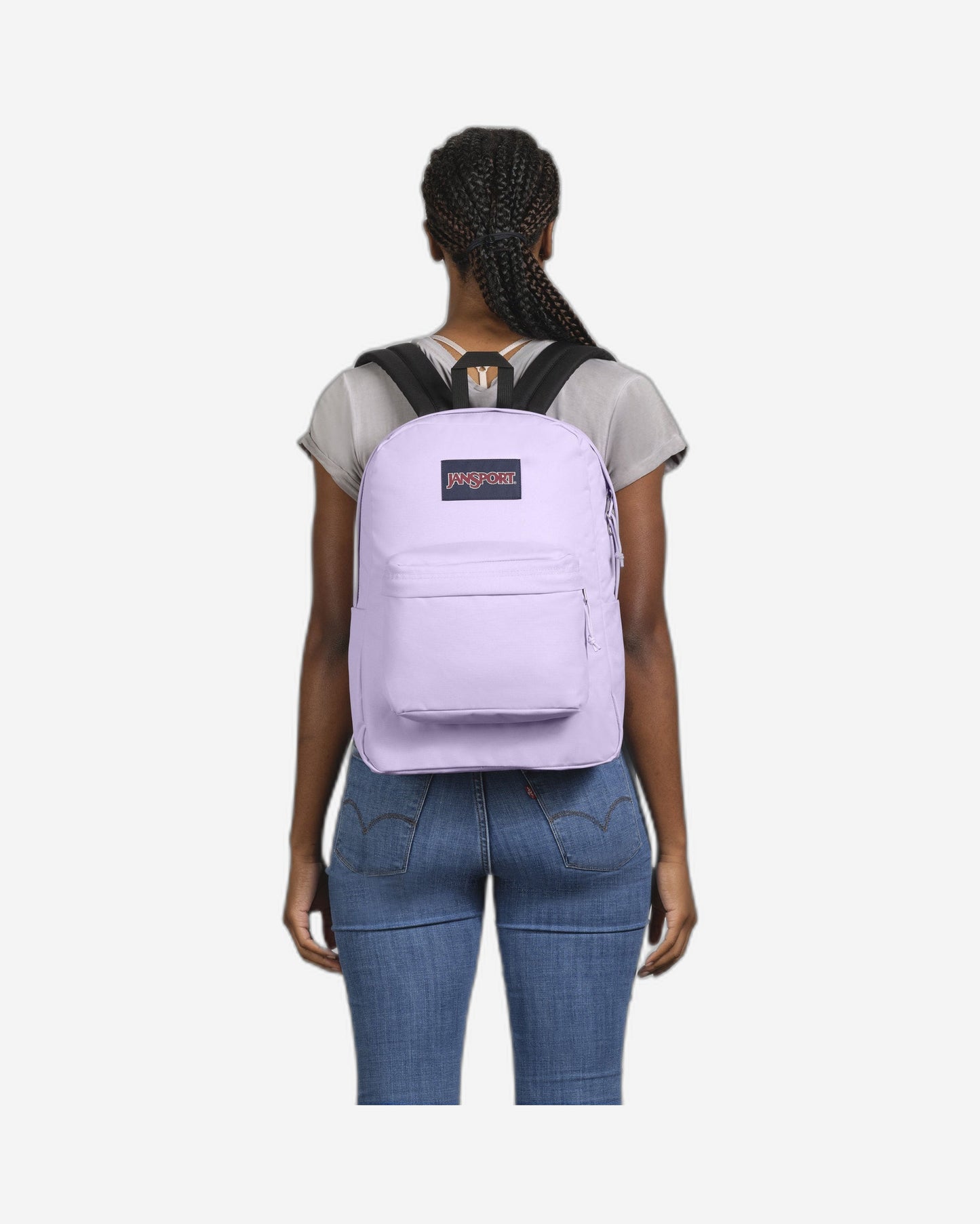 حقيبة ظهر JanSport SuperBreak One متوسطة الحجم بلون بنفسجي فاتح EK0A5BAGW301