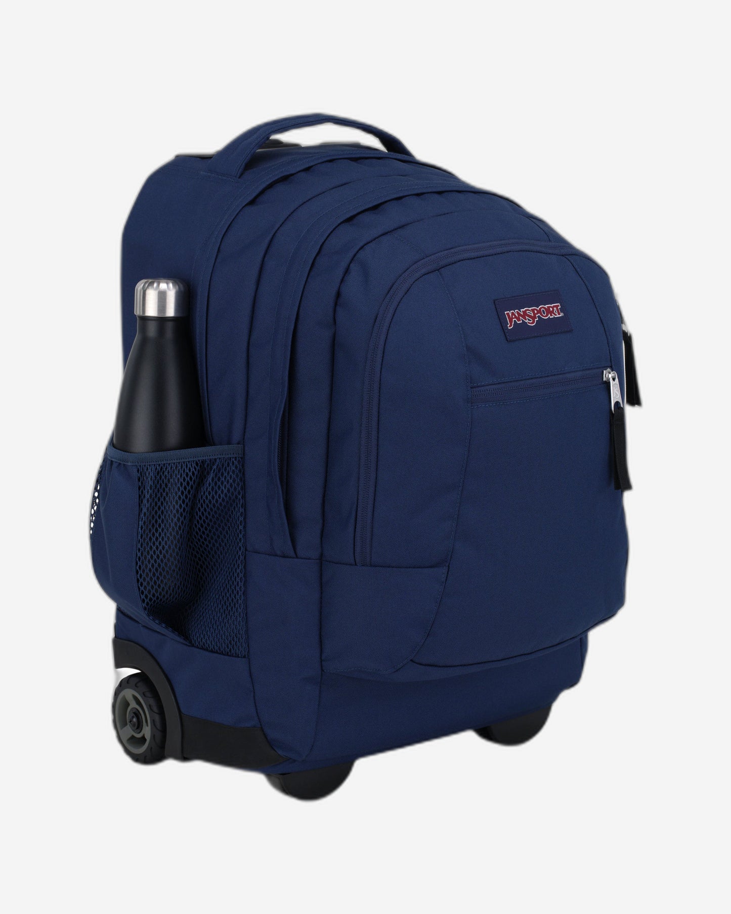 حقيبة ظهر JanSport Driver 8 كبيرة ذات عجلتين باللون الأزرق الداكن EK0A5BALN541