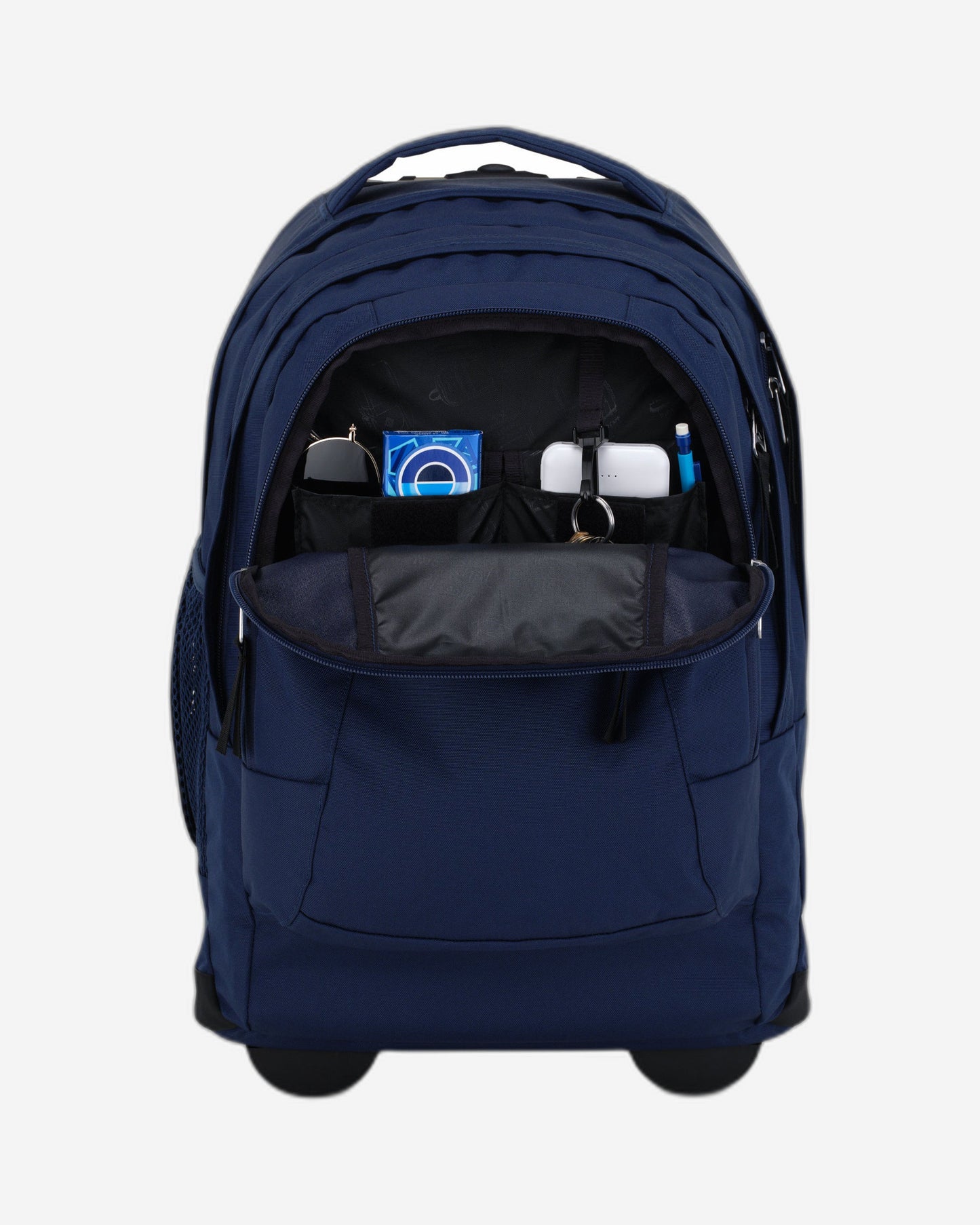 حقيبة ظهر JanSport Driver 8 كبيرة ذات عجلتين باللون الأزرق الداكن EK0A5BALN541