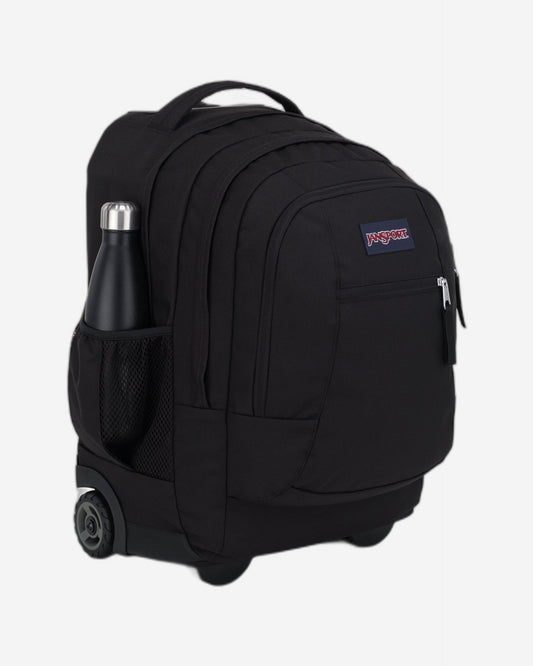 حقيبة ظهر كبيرة سوداء بعجلتين من JanSport Driver 8