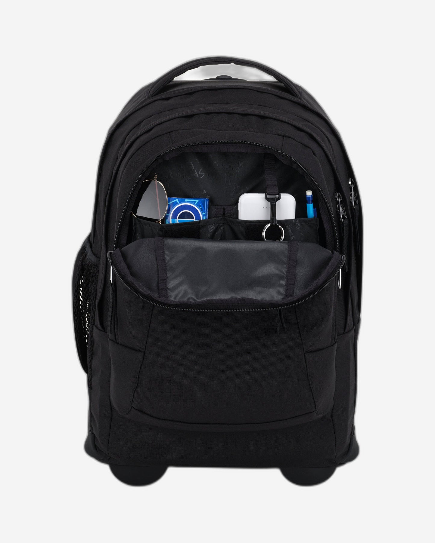 حقيبة ظهر كبيرة سوداء بعجلتين من JanSport Driver 8