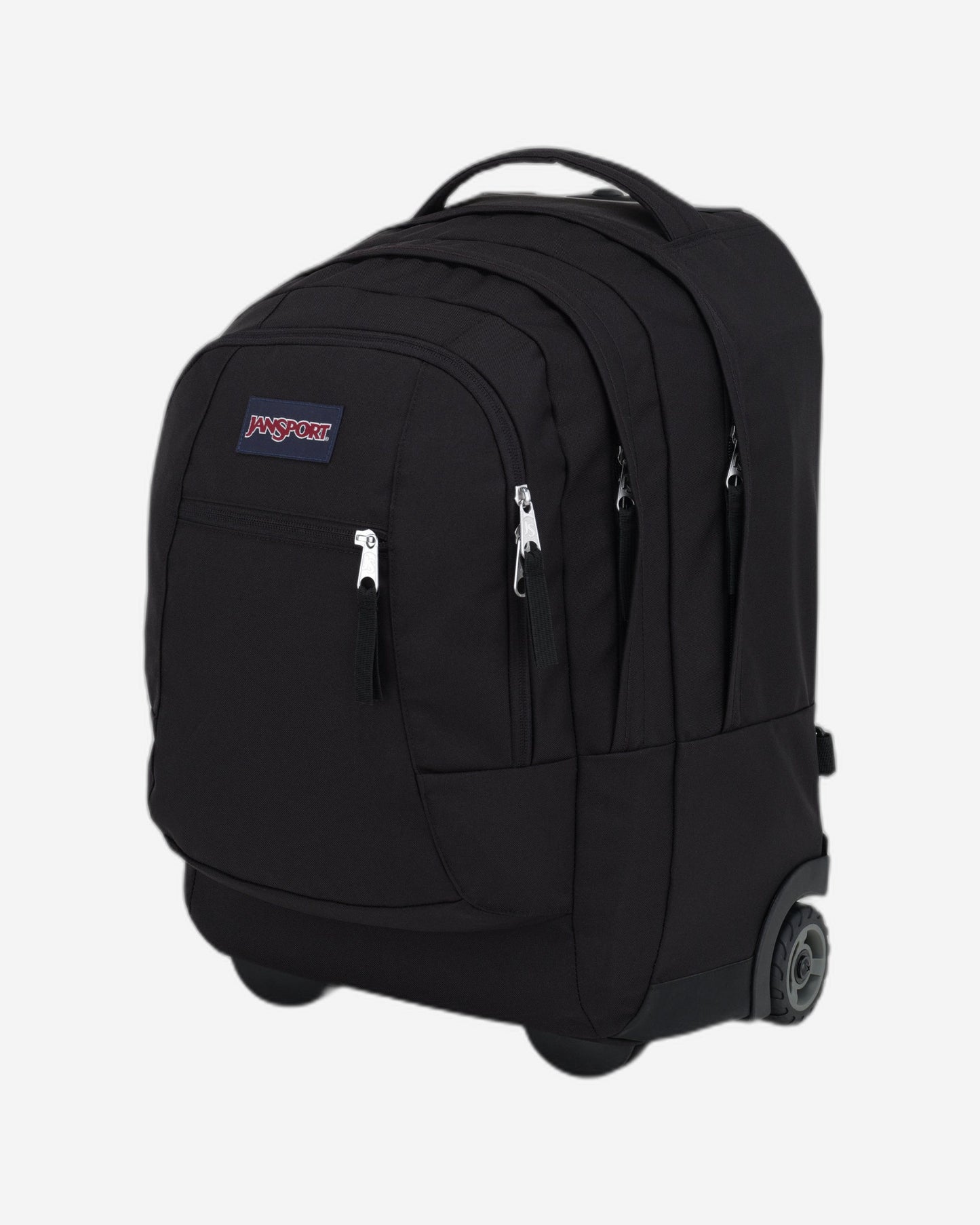 حقيبة ظهر كبيرة سوداء بعجلتين من JanSport Driver 8
