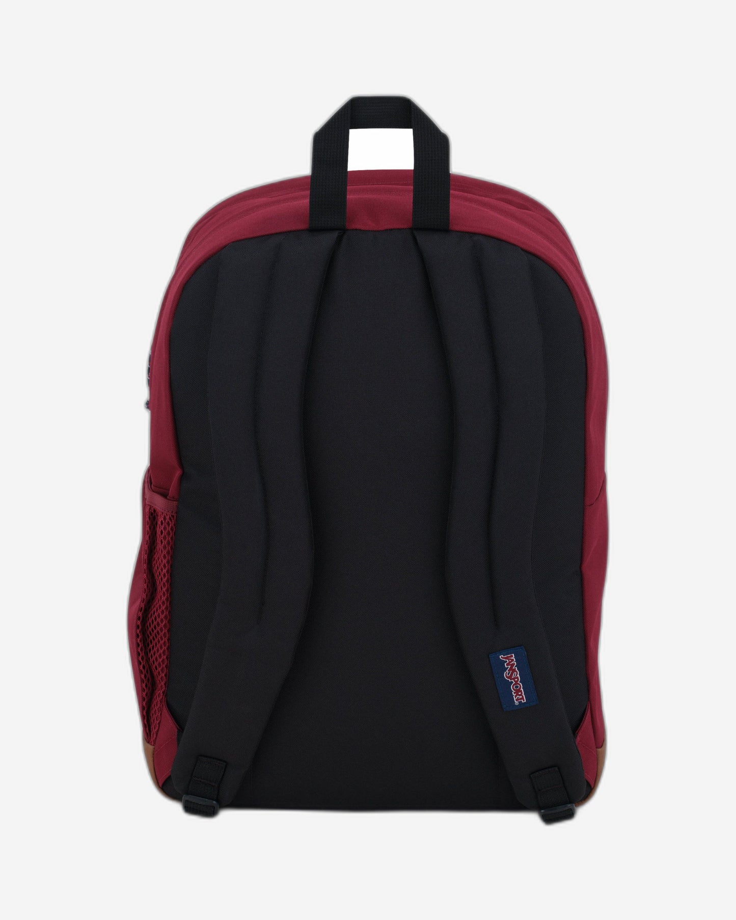 حقيبة ظهر JanSport Cool Student كبيرة الحجم للكمبيوتر المحمول باللون الأحمر المحمر