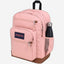 حقيبة ظهر JanSport Cool Student كبيرة الحجم للكمبيوتر المحمول بلون وردي ضبابي