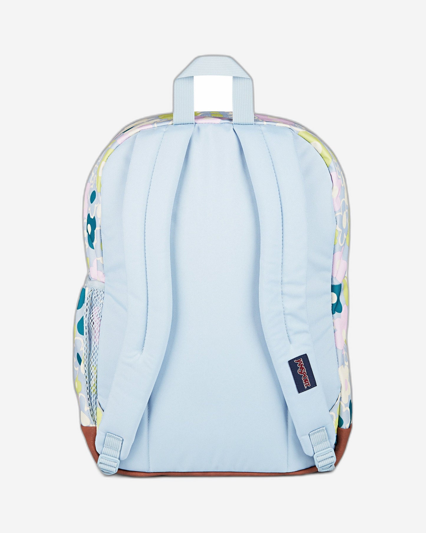 حقيبة ظهر JanSport Cool Student كبيرة الحجم للكمبيوتر المحمول بتصميم زهور الأقحوان