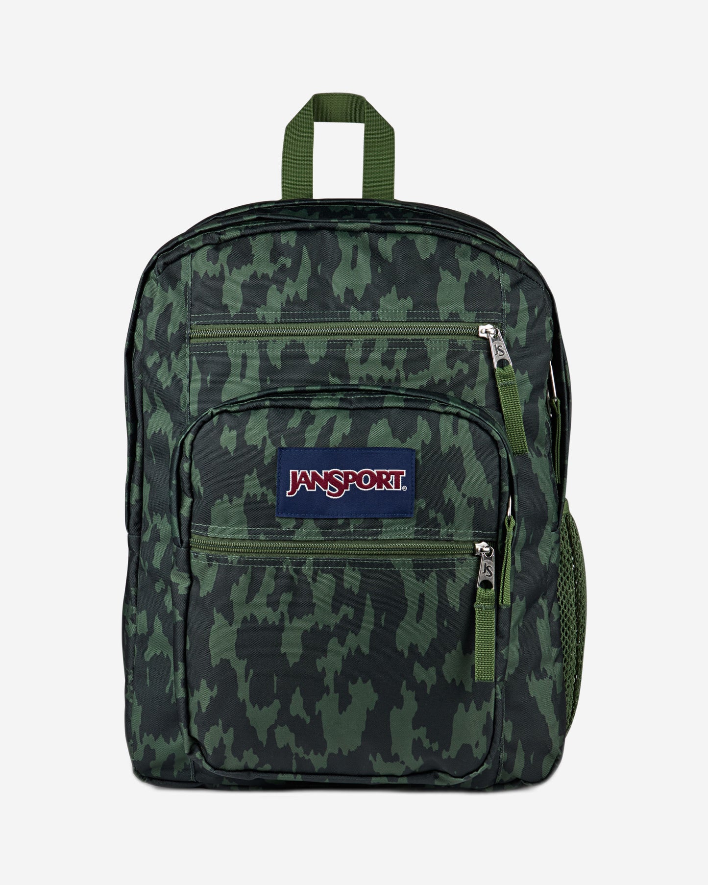 حقيبة ظهر JanSport Big Student كبيرة الحجم للكمبيوتر المحمول بنمط التمويه