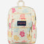 حقيبة ظهر كبيرة الحجم من JanSport للطلاب، مناسبة لأجهزة الكمبيوتر المحمولة الكبيرة، بتصميم زهرة الكركديه للأطفال