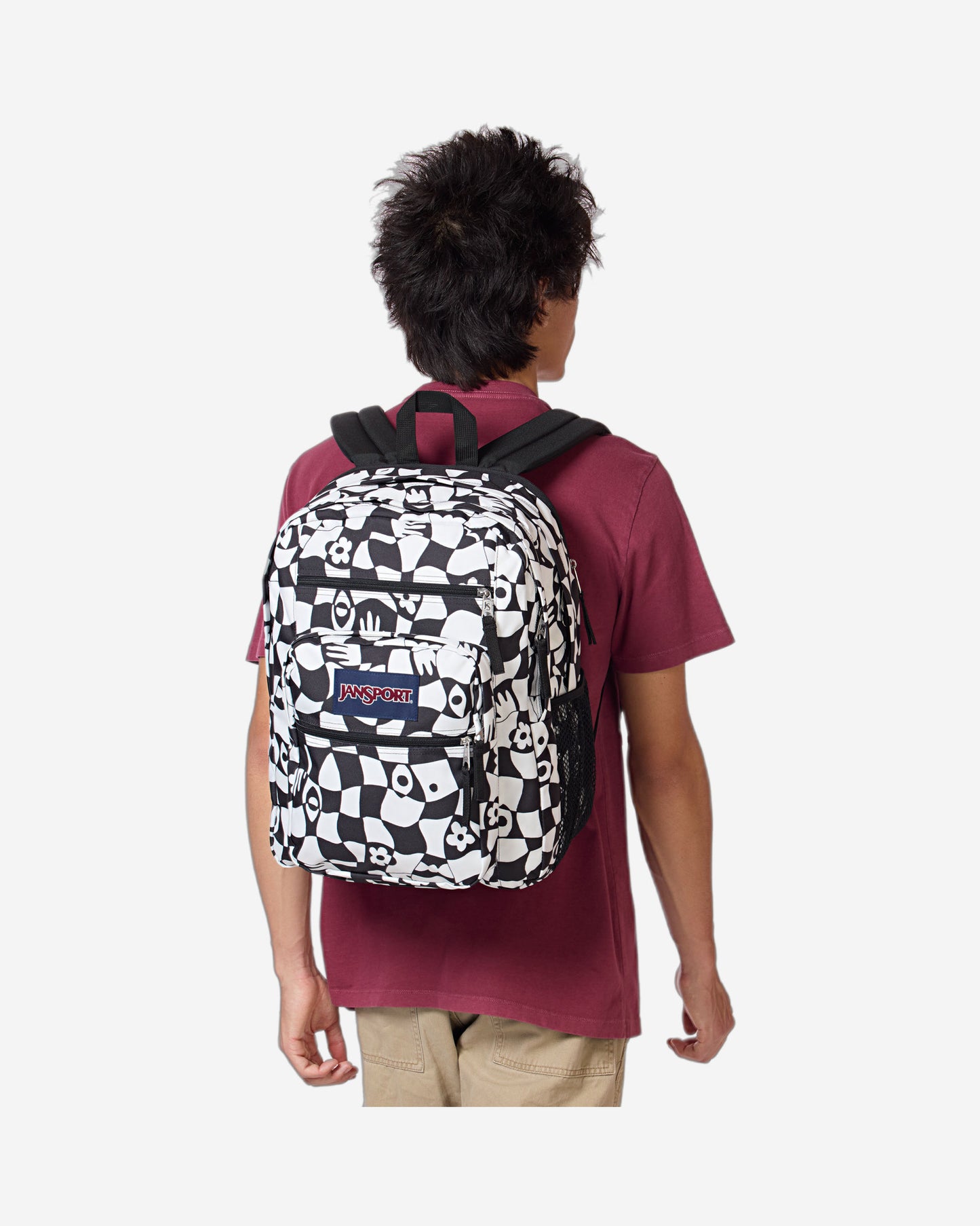 حقيبة ظهر JanSport Big Student Large للكمبيوتر المحمول بتصميم Gravity Check EK0A5BAH0W91