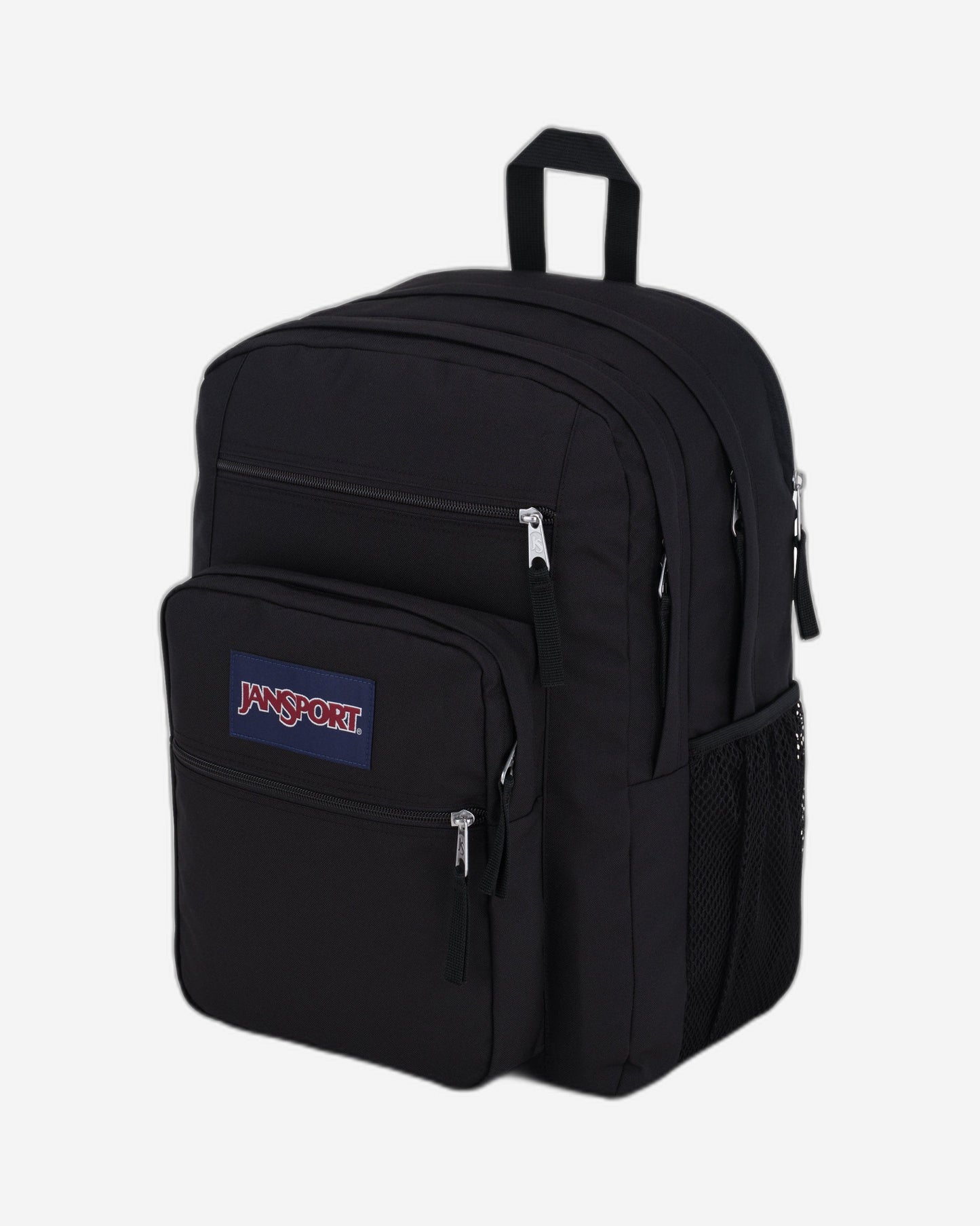 حقيبة ظهر كبيرة الحجم من جانسبورت للطلاب، سوداء اللون، للكمبيوتر المحمول