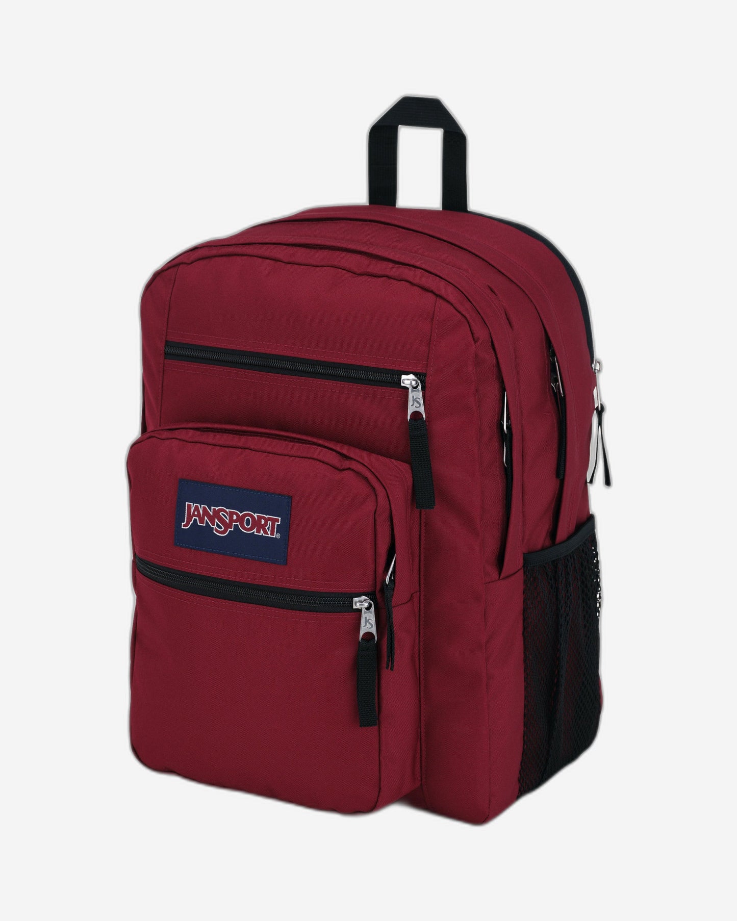 حقيبة ظهر كبيرة الحجم من JanSport للطلاب، مناسبة لأجهزة الكمبيوتر المحمول الكبيرة، لون أحمر محمر