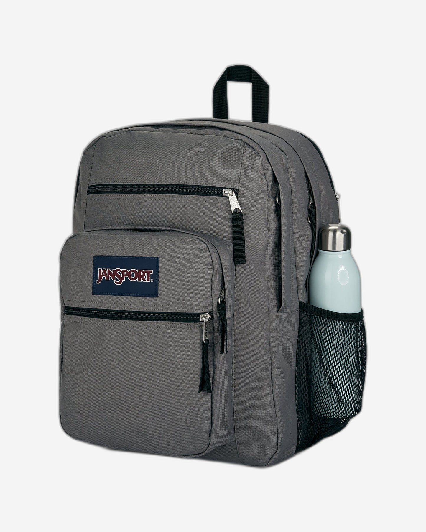 حقيبة ظهر كبيرة للكمبيوتر المحمول من JanSport Big Student باللون الرمادي الجرافيتي EK0A5BAHN601