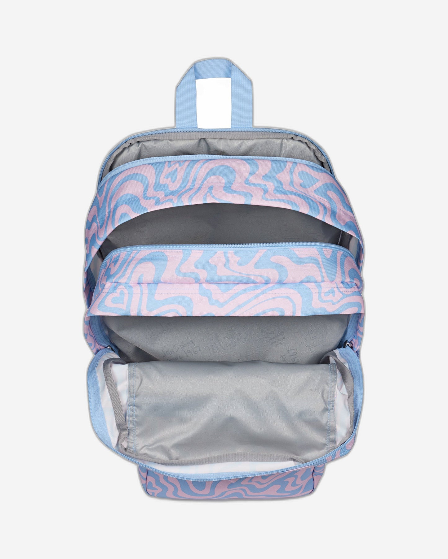 حقيبة ظهر كبيرة للكمبيوتر المحمول JanSport Big Student Upbeatgroovpink EK0A5BAH2Y51