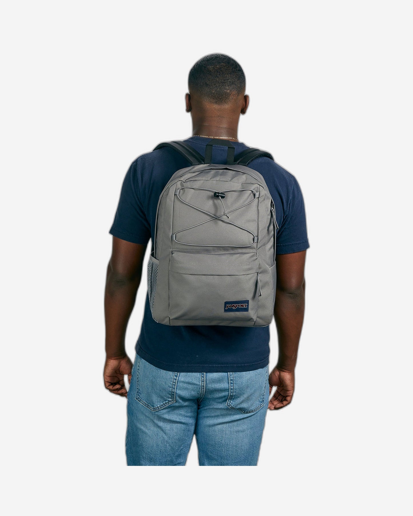 حقيبة ظهر جان سبورت فليكس باك متوسطة للكمبيوتر المحمول - رمادي غامق - EK0A5BBXN601