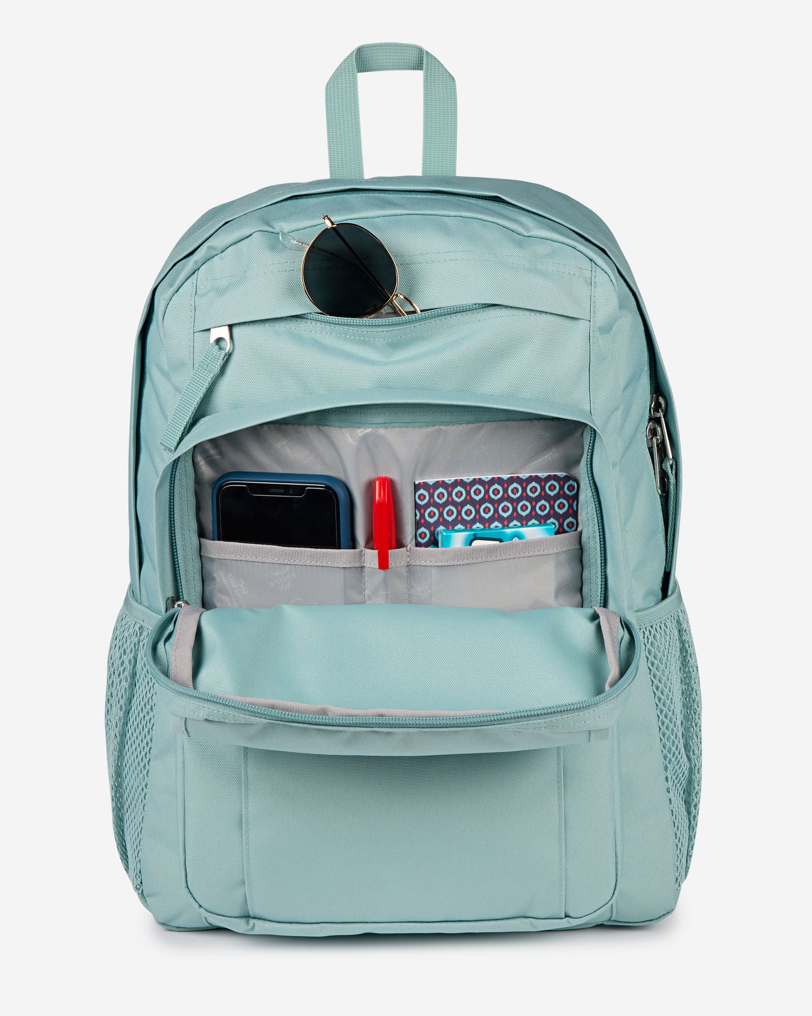 حقيبة ظهر JanSport Drawsack برباط، لون أخضر فاتح، EK0A5BAJ0W31