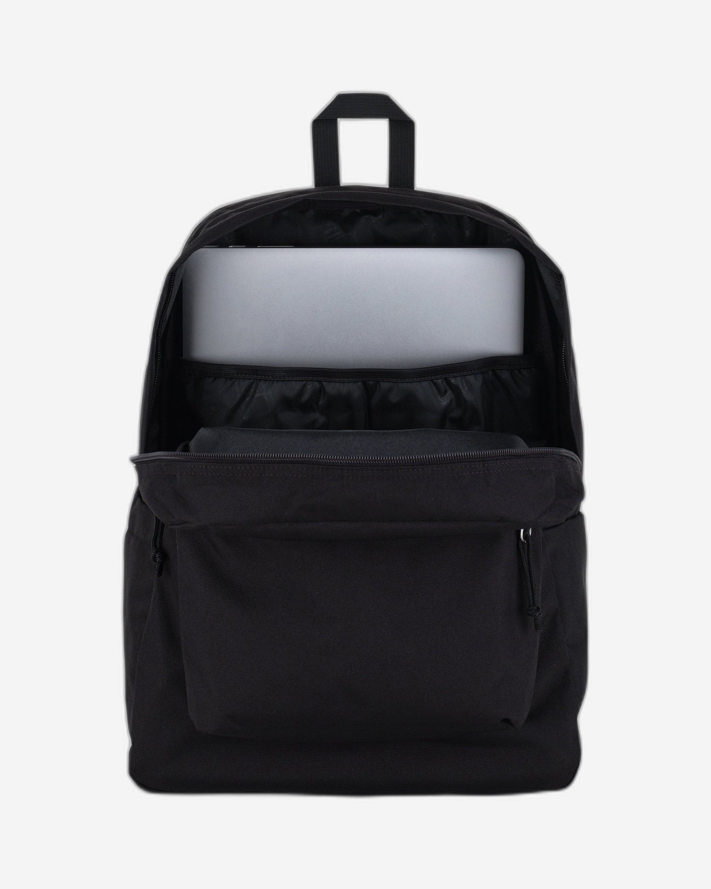حقيبة ظهر JanSport SuperBreak Plus متوسطة الحجم للكمبيوتر المحمول باللون الأسود EK0A5BAON551