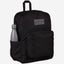 حقيبة ظهر JanSport SuperBreak Plus متوسطة الحجم للكمبيوتر المحمول، لون أسود أحادي اللون