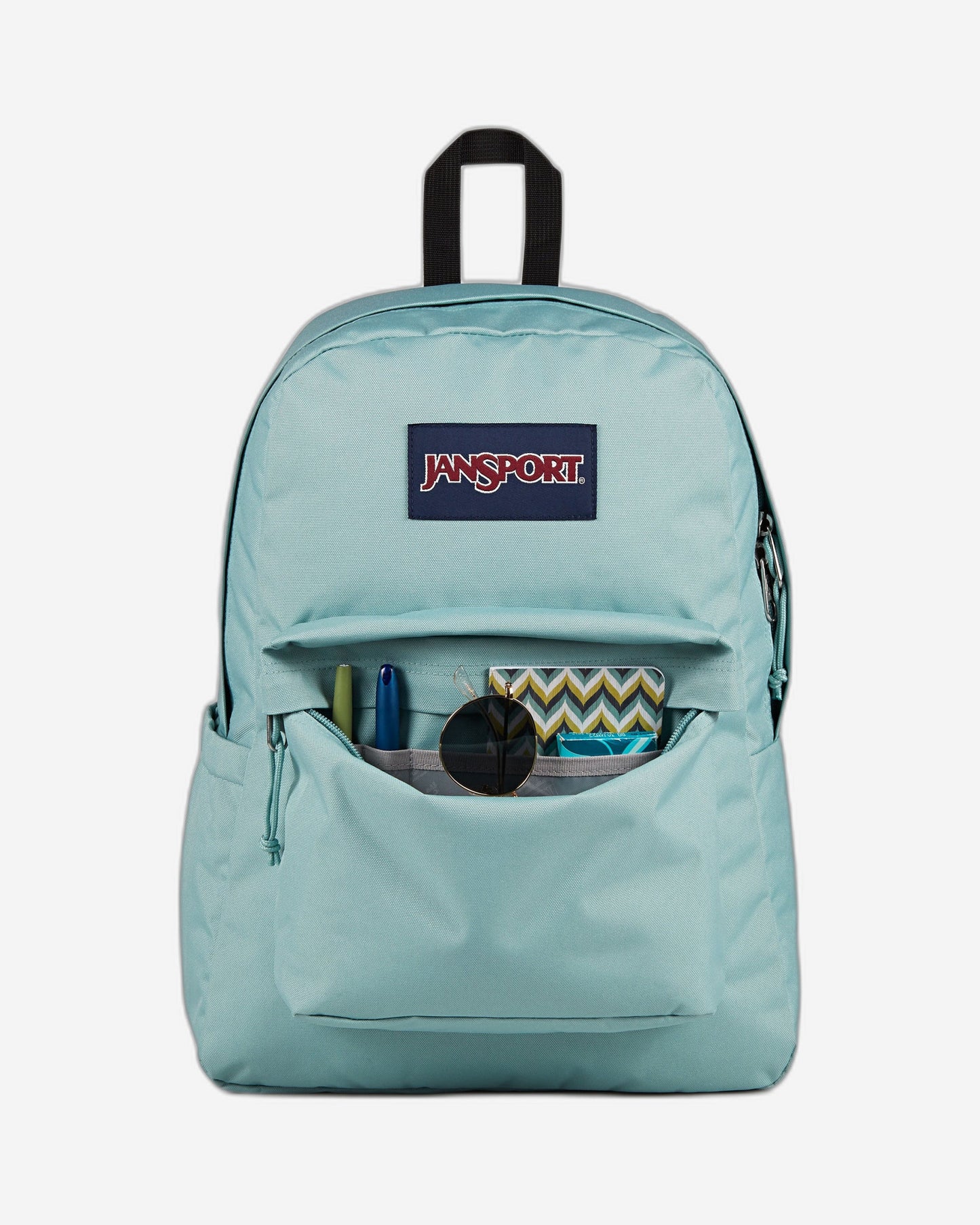حقيبة ظهر JanSport SuperBreak Plus متوسطة الحجم للكمبيوتر المحمول - لون أخضر فاتح EK0A5BAO0W31