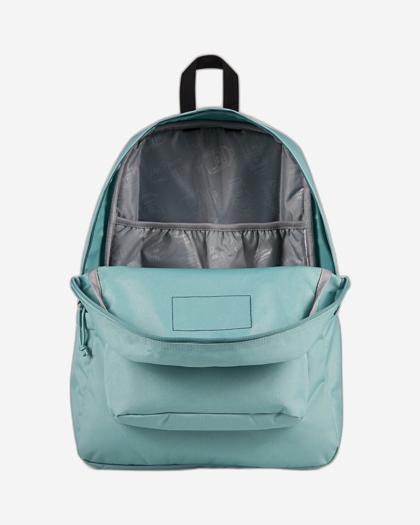 حقيبة ظهر JanSport SuperBreak Plus متوسطة الحجم للكمبيوتر المحمول - لون أخضر فاتح EK0A5BAO0W31