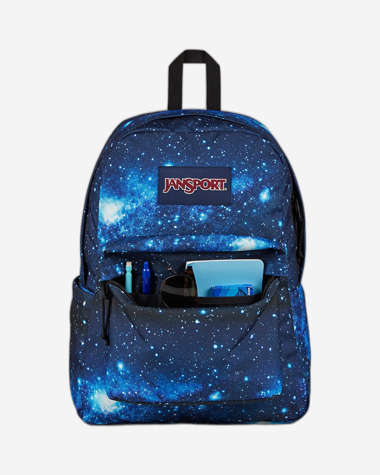 حقيبة ظهر JanSport SuperBreak Plus متوسطة الحجم للكمبيوتر المحمول بتصميم Stellar Starfie