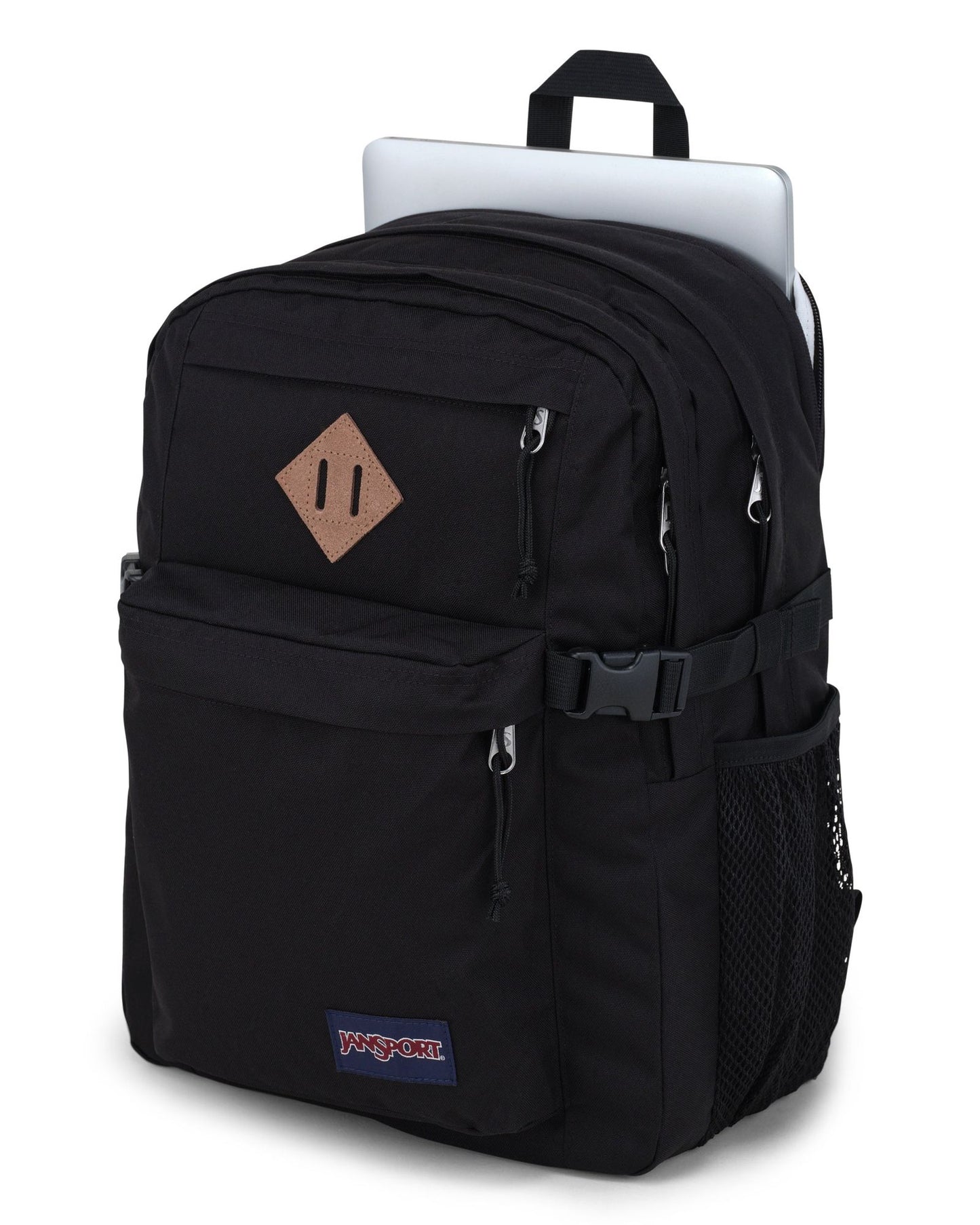 حقيبة ظهر كبيرة للكمبيوتر المحمول من JanSport Main Campus باللون الأسود EK0A5BDSN551