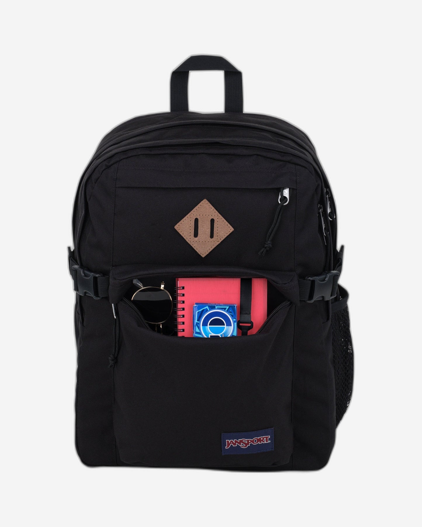 حقيبة ظهر كبيرة للكمبيوتر المحمول من JanSport Main Campus باللون الأسود EK0A5BDSN551