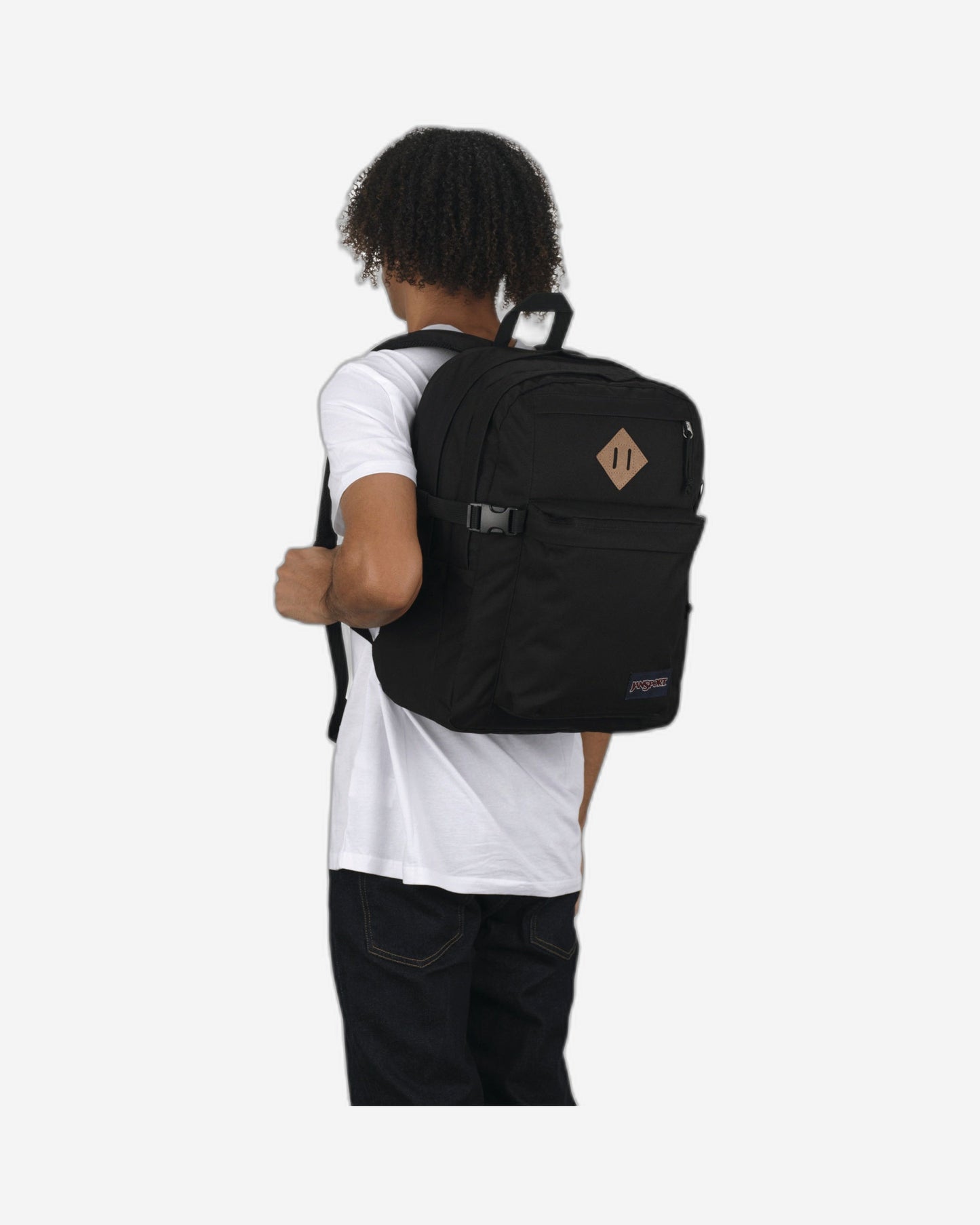 حقيبة ظهر كبيرة للكمبيوتر المحمول من JanSport Main Campus باللون الأسود EK0A5BDSN551