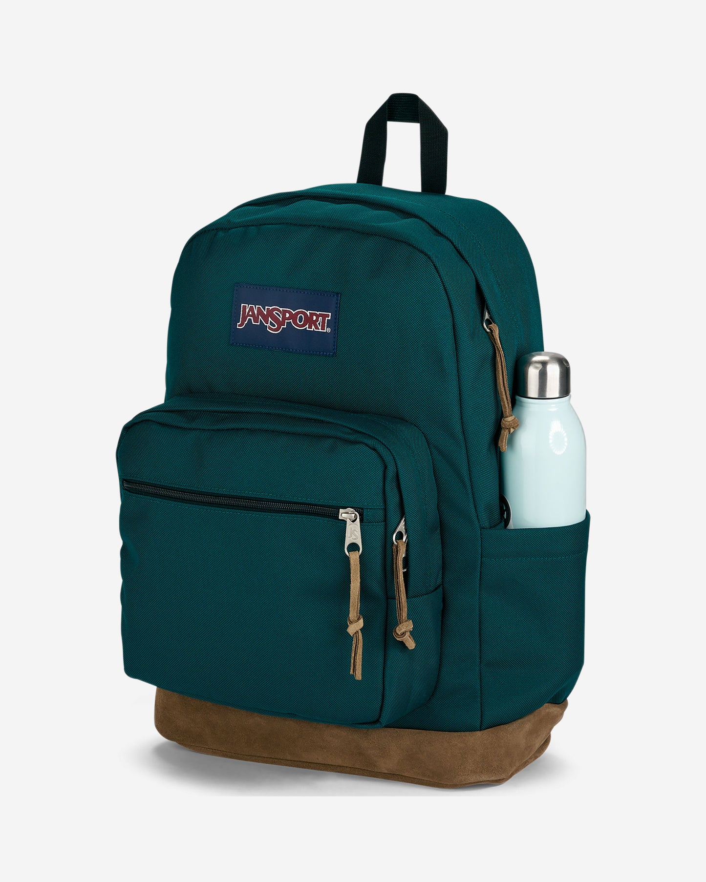 حقيبة ظهر كبيرة للكمبيوتر المحمول من JanSport، لون بني داكن