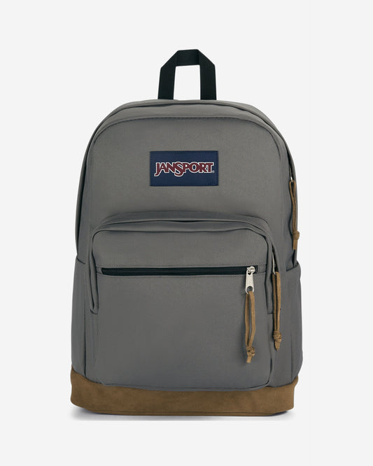 حقيبة ظهر JanSport Right Pack كبيرة للكمبيوتر المحمول باللون الرمادي الجرافيتي EK0A5BAPN601