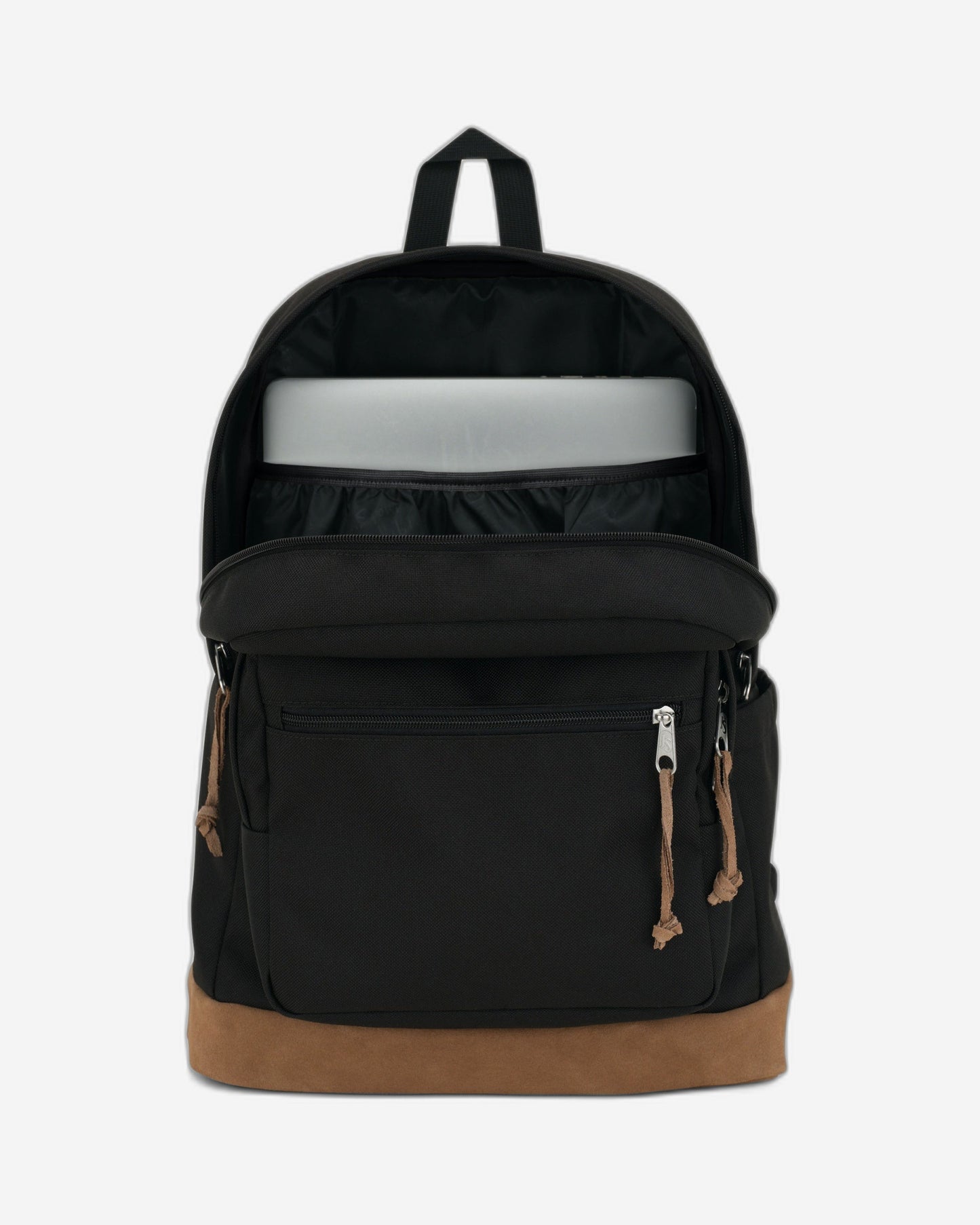 حقيبة ظهر كبيرة للكمبيوتر المحمول من جان سبورت، لون أسود