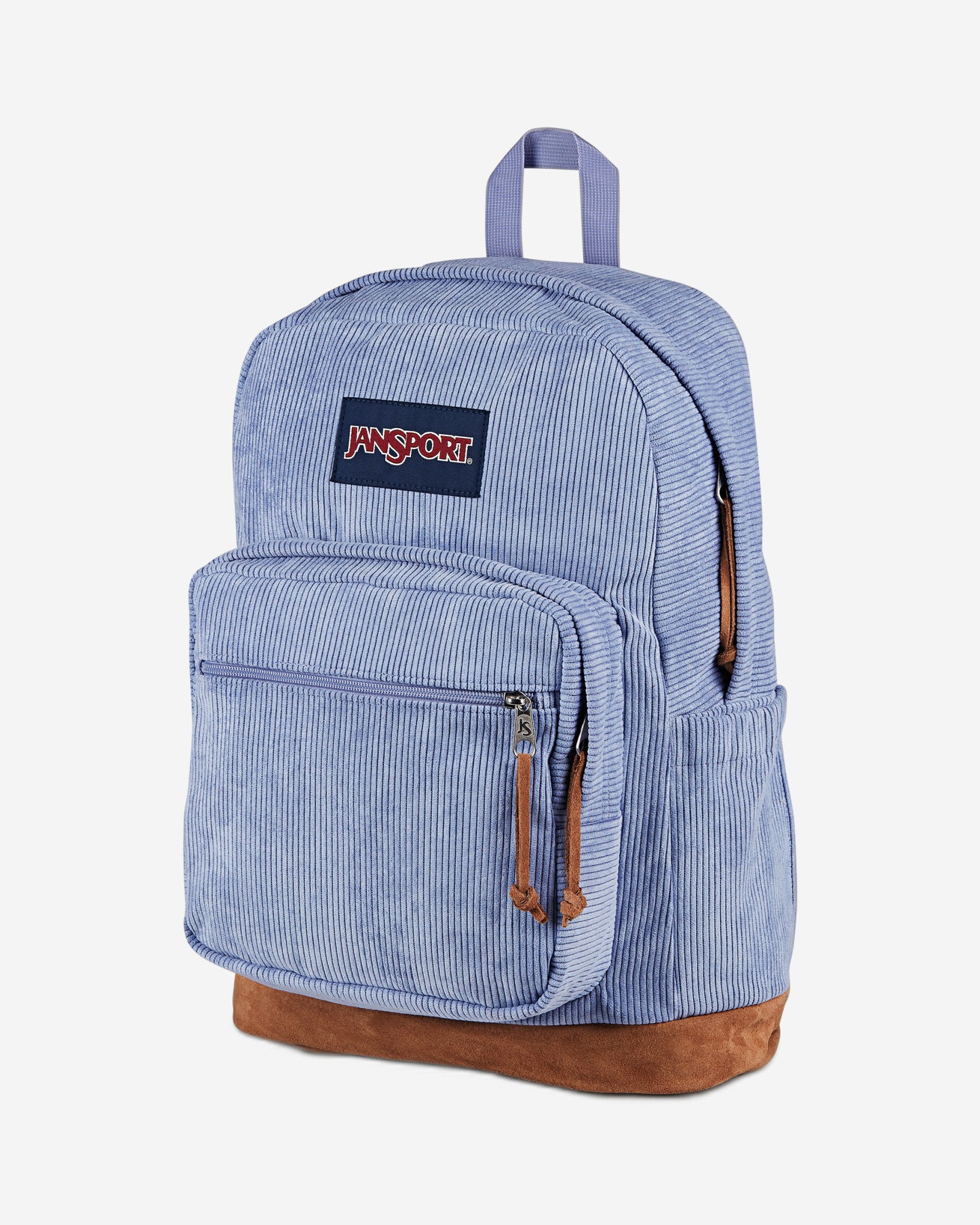 حقيبة ظهر كبيرة للكمبيوتر المحمول من JanSport Right Pack Expression، مصنوعة من حبل لافندر.