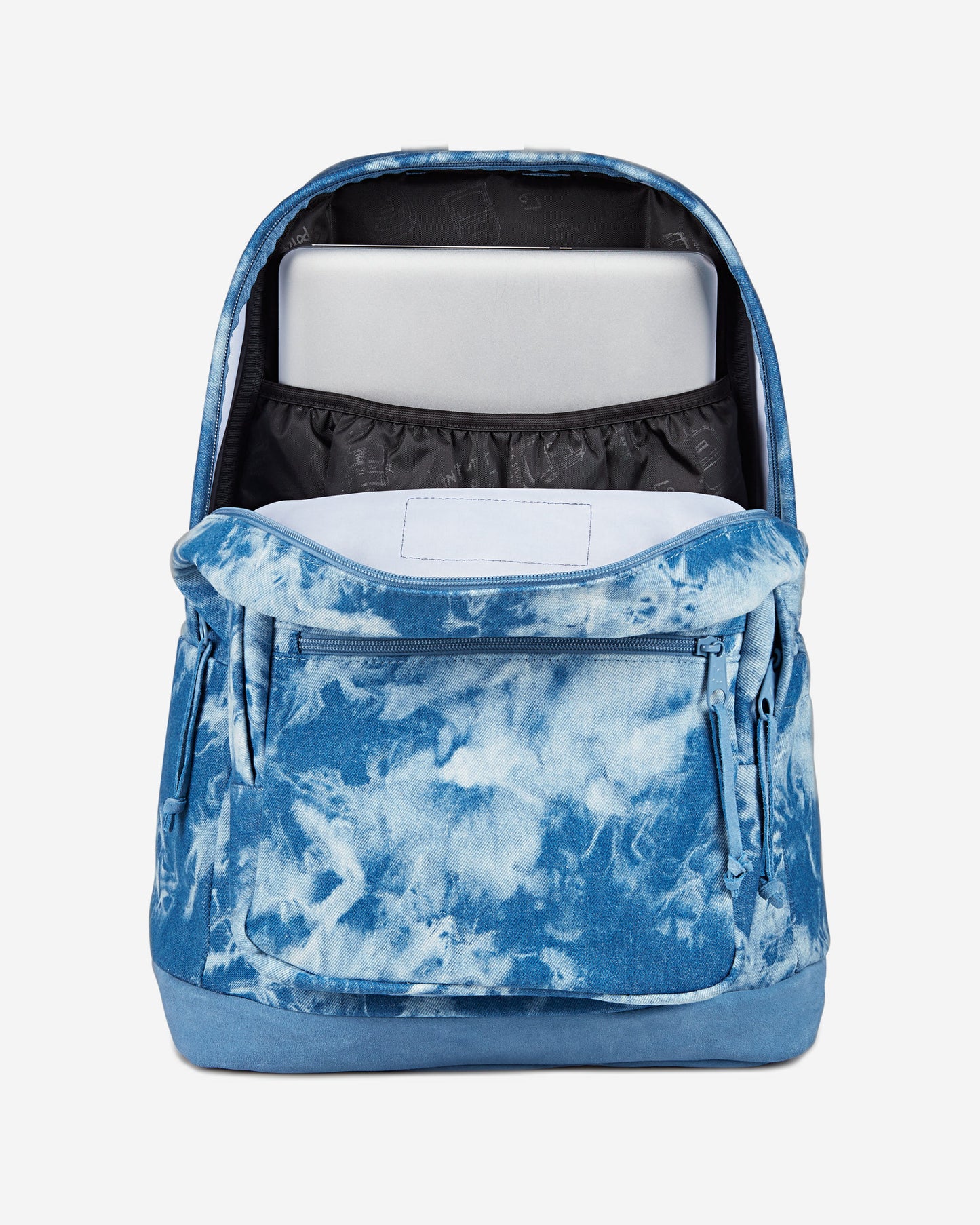 حقيبة ظهر JanSport Right Pack Expression كبيرة الحجم للكمبيوتر المحمول، مصنوعة من قماش الدنيم الأزرق الفاتح