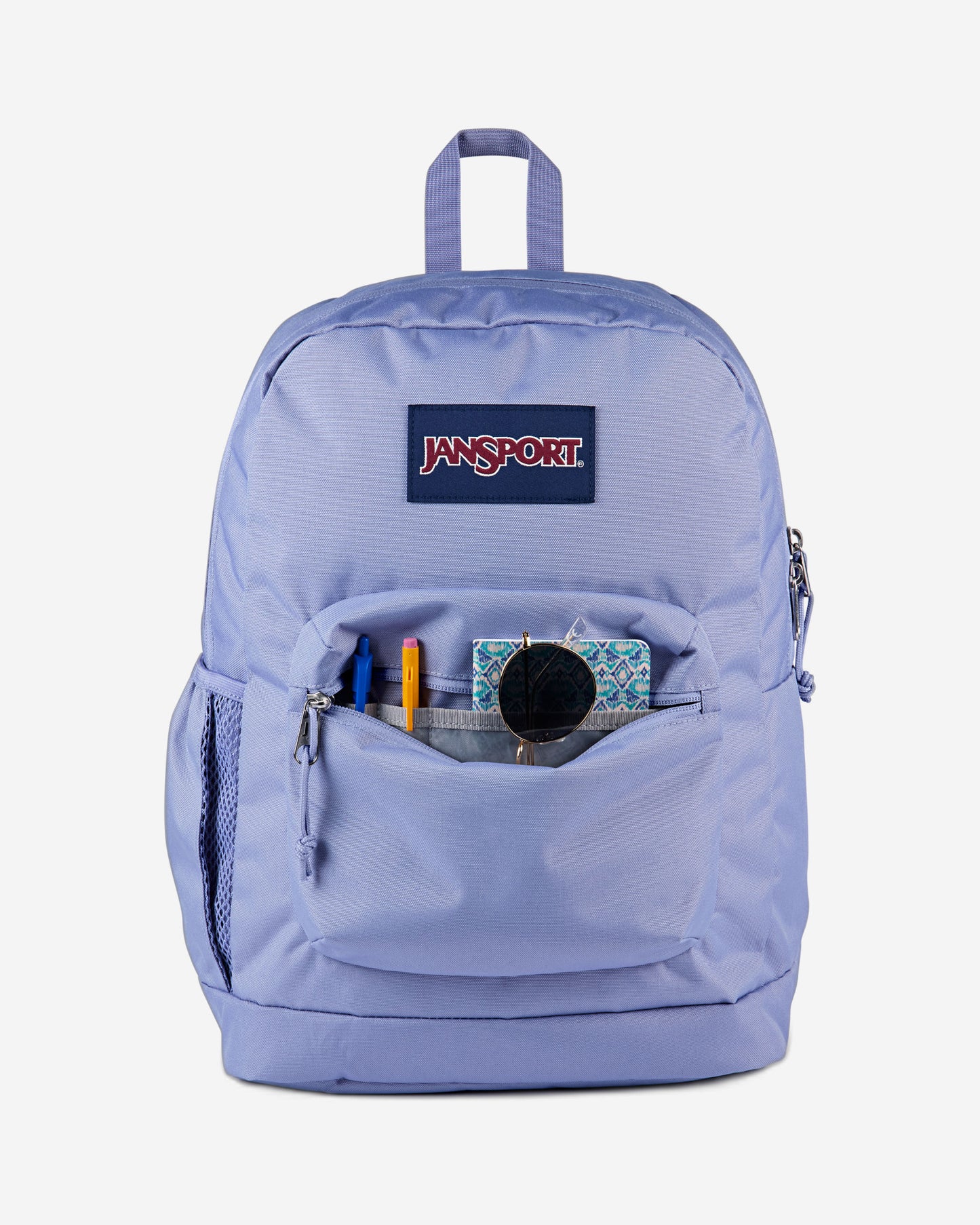 حقيبة ظهر جان سبورت كروس تاون بلس متوسطة الحجم للكمبيوتر المحمول، لون لافندر رمادي