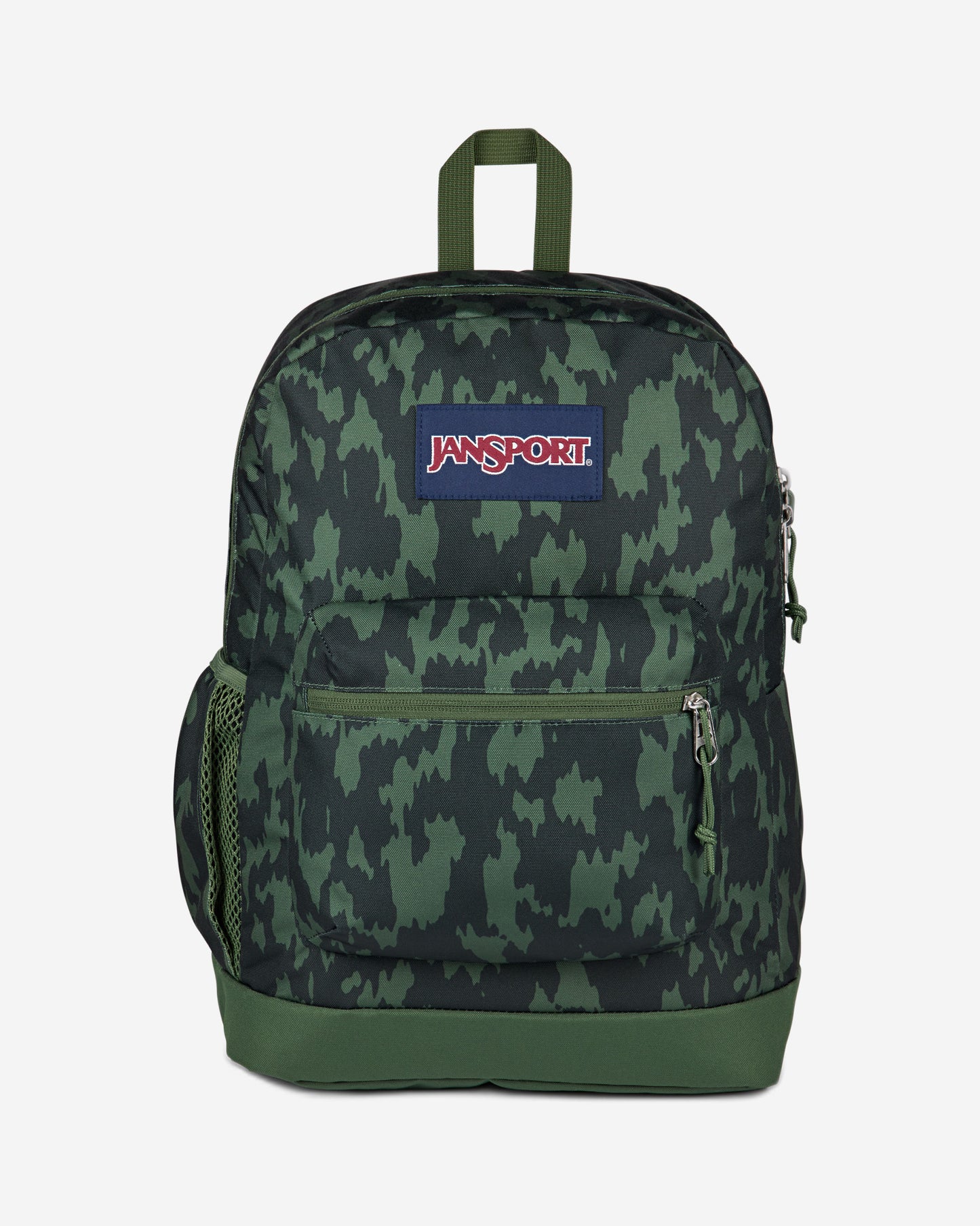 حقيبة ظهر JanSport Cross Town Plus متوسطة الحجم للكمبيوتر المحمول بنمط التمويه