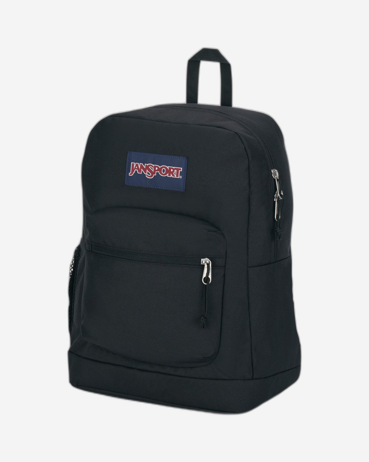 حقيبة ظهر JanSport Cross Town Plus متوسطة الحجم للكمبيوتر المحمول باللون الأسود EK0A5BLBN551