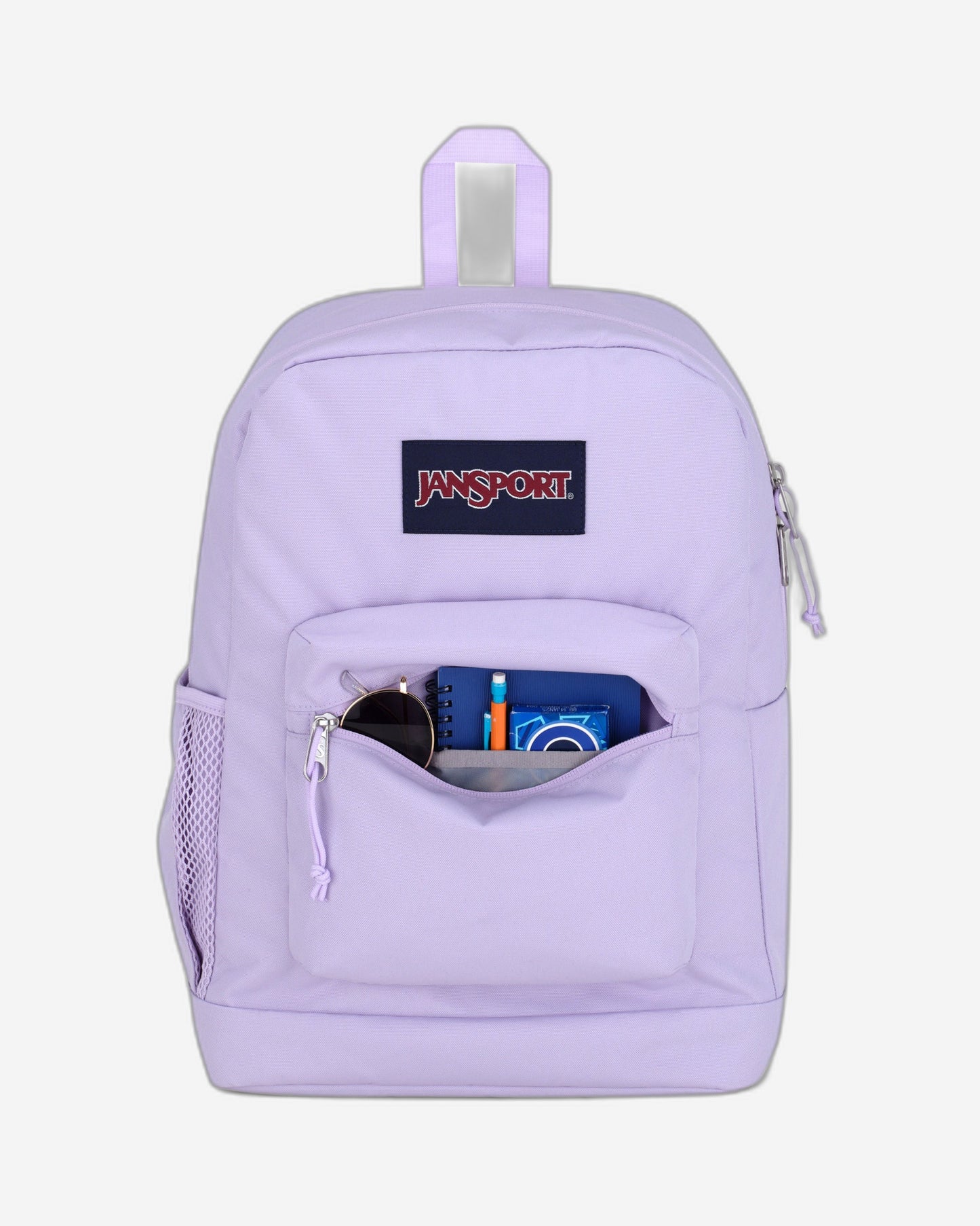 حقيبة ظهر JanSport Cross Town Plus متوسطة الحجم للكمبيوتر المحمول بلون بنفسجي فاتح EK0A5BLBW301