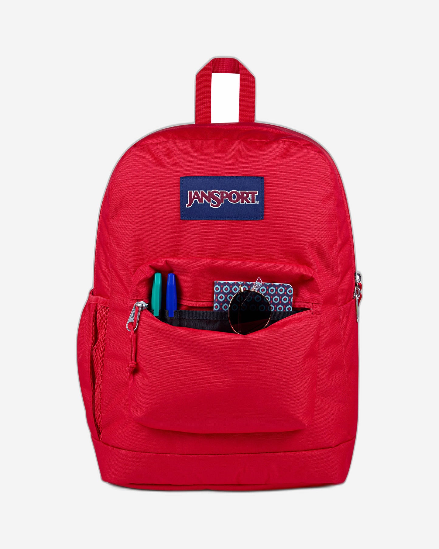 حقيبة ظهر JanSport Cross Town Plus متوسطة الحجم للكمبيوتر المحمول من Red Tape EK0A5BLBN581