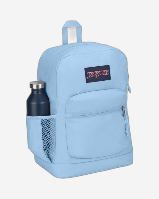 حقيبة ظهر JanSport Cross Town Plus متوسطة الحجم للكمبيوتر المحمول باللون الأزرق الداكن EK0A5BLBN571
