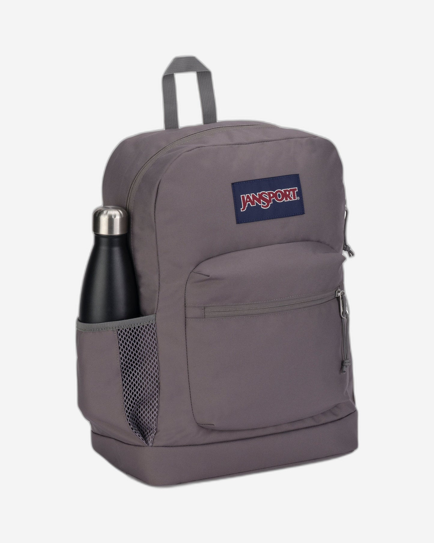 حقيبة ظهر JanSport Cross Town Plus متوسطة الحجم للكمبيوتر المحمول باللون الرمادي الجرافيتي EK0A5BLBN601