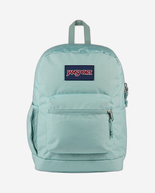 حقيبة ظهر JanSport Cross Town Plus متوسطة الحجم للكمبيوتر المحمول - لون أخضر فاتح EK0A5BLB0W31