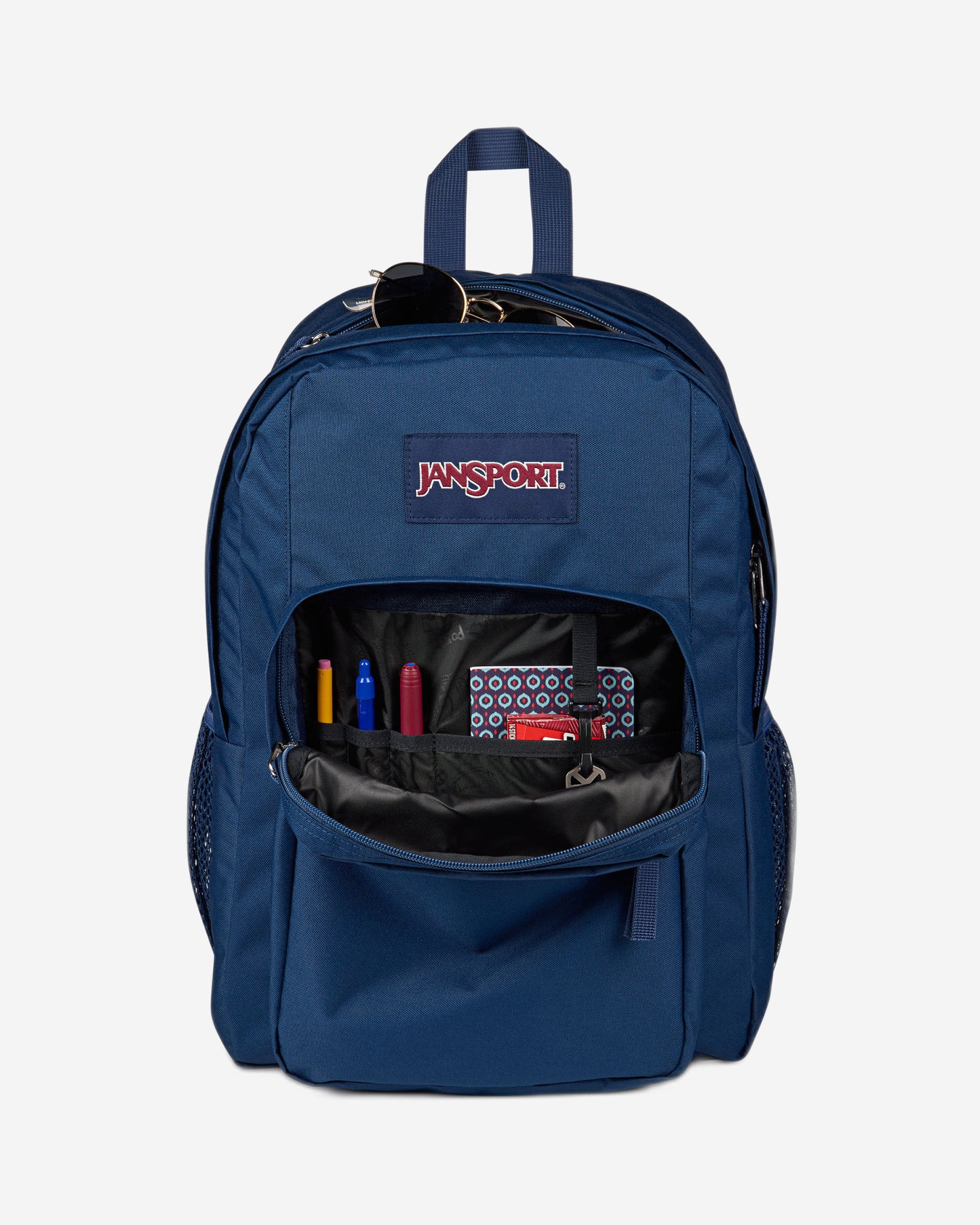 حقيبة ظهر JanSport Big Day Pack متوسطة الحجم باللون الأزرق الداكن EK0A5BLEN541