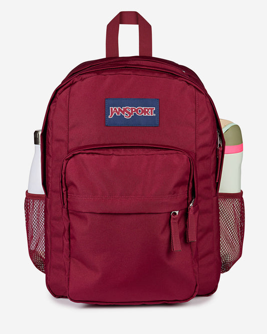 حقيبة ظهر JanSport Big Day Pack متوسطة الحجم باللون الأحمر البني EK0A5BLEN621