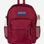 حقيبة ظهر JanSport Big Day متوسطة الحجم باللون الأحمر المحمر