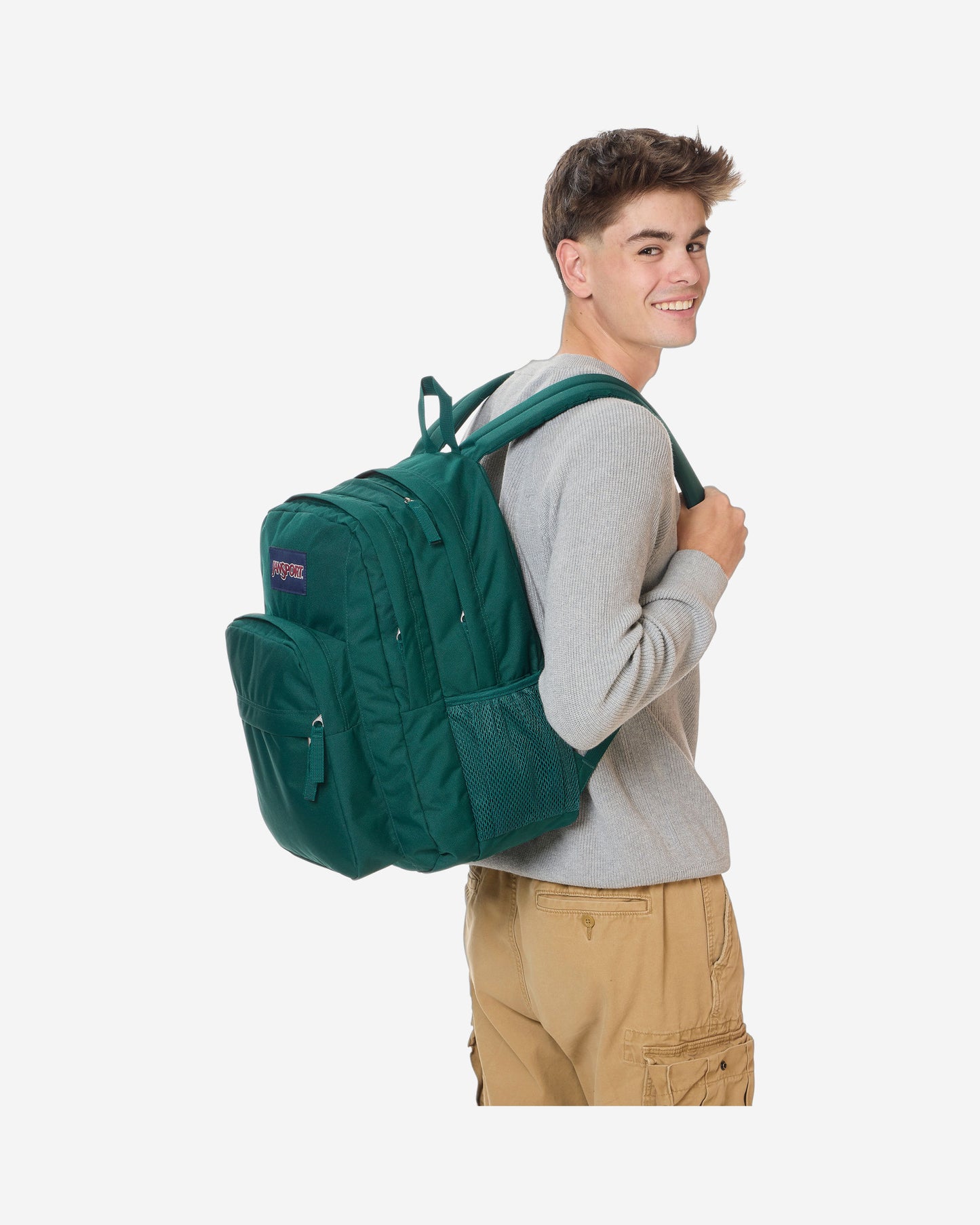 حقيبة ظهر JanSport Big Day Pack متوسطة الحجم من Deep Juniper EK0A5BLE5J41