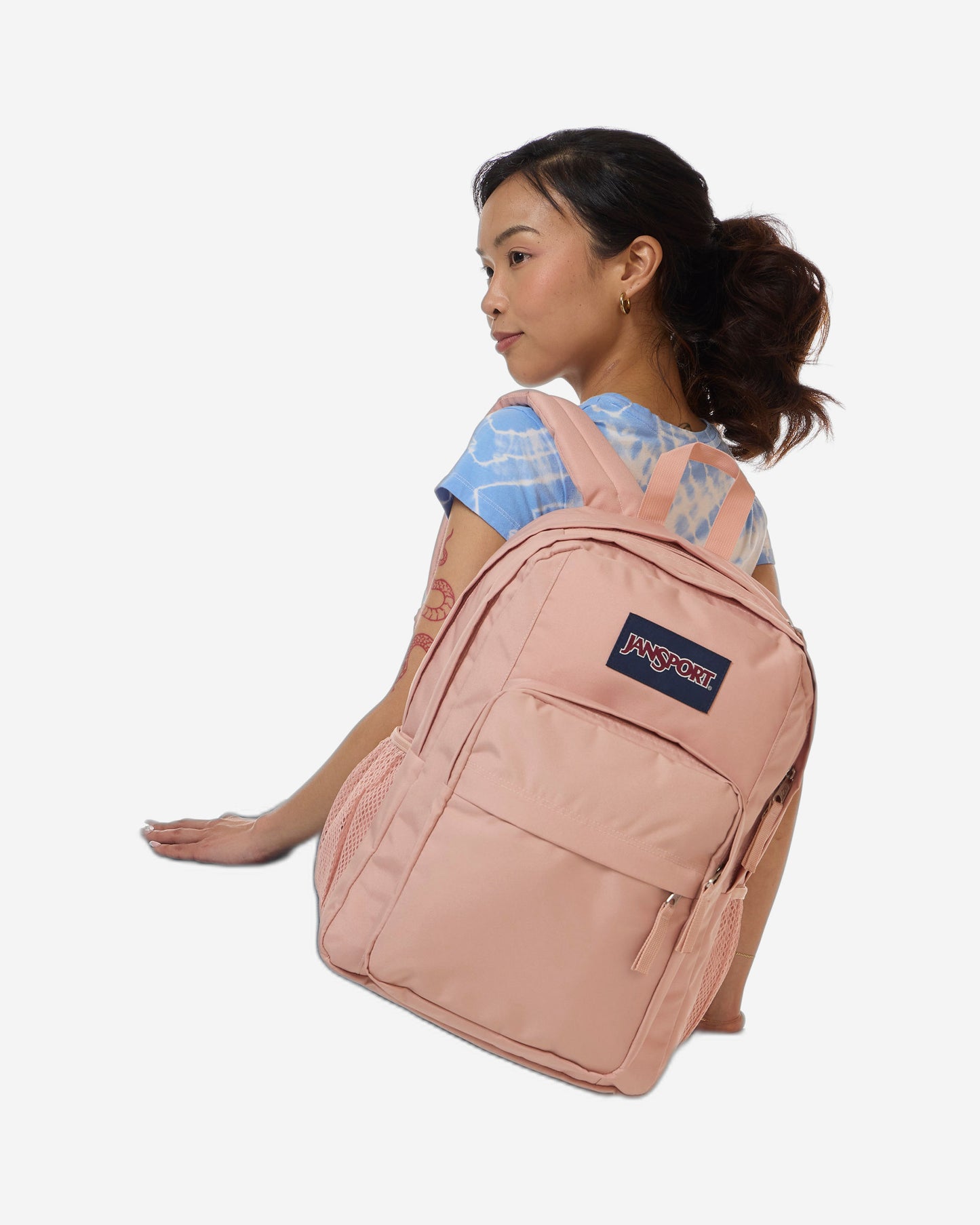 حقيبة ظهر JanSport Big Day Pack متوسطة الحجم Misty Rose EK0A5BLEN591