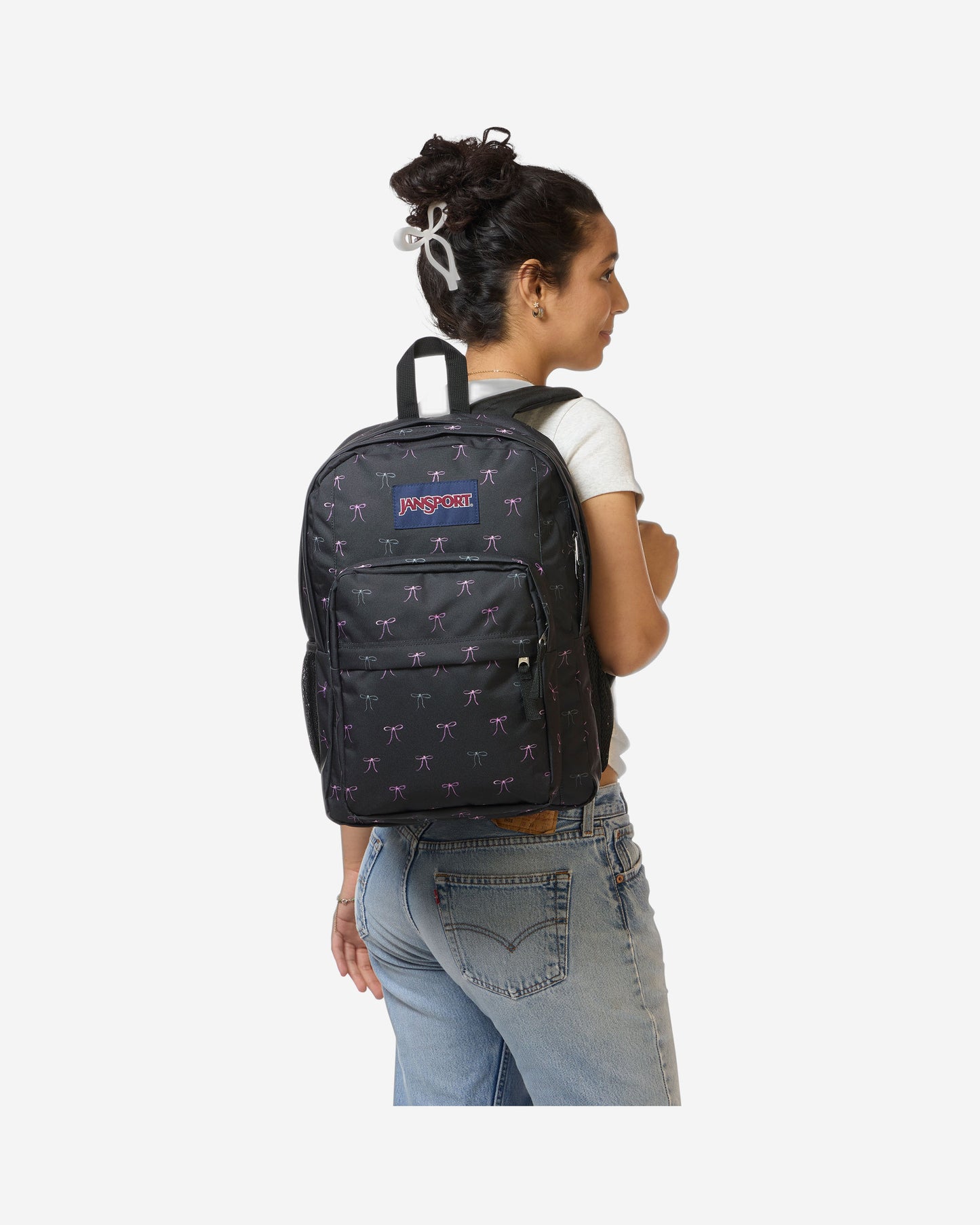 حقيبة ظهر JanSport Big Day متوسطة الحجم بتصميم Bad Bows